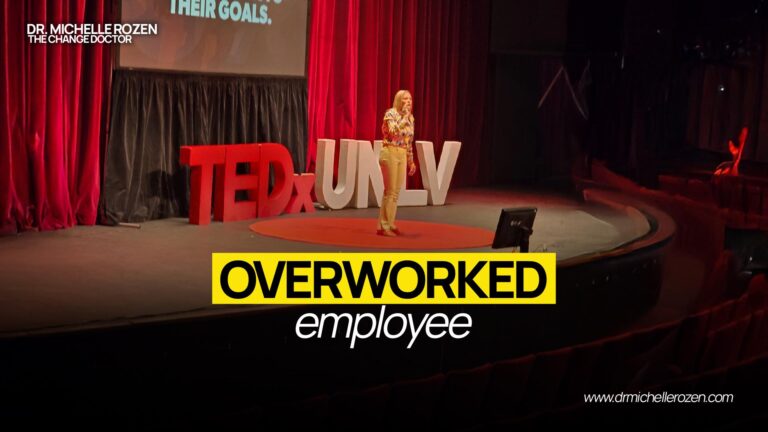 Overworked employee