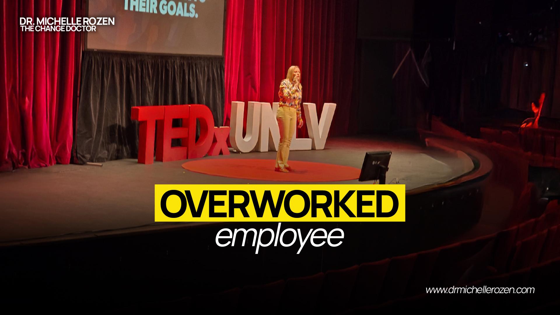 Overworked employee